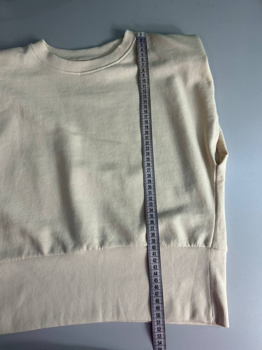 Топ Sinsay из плотного хлопка, маркировка М, визуально 46 размер