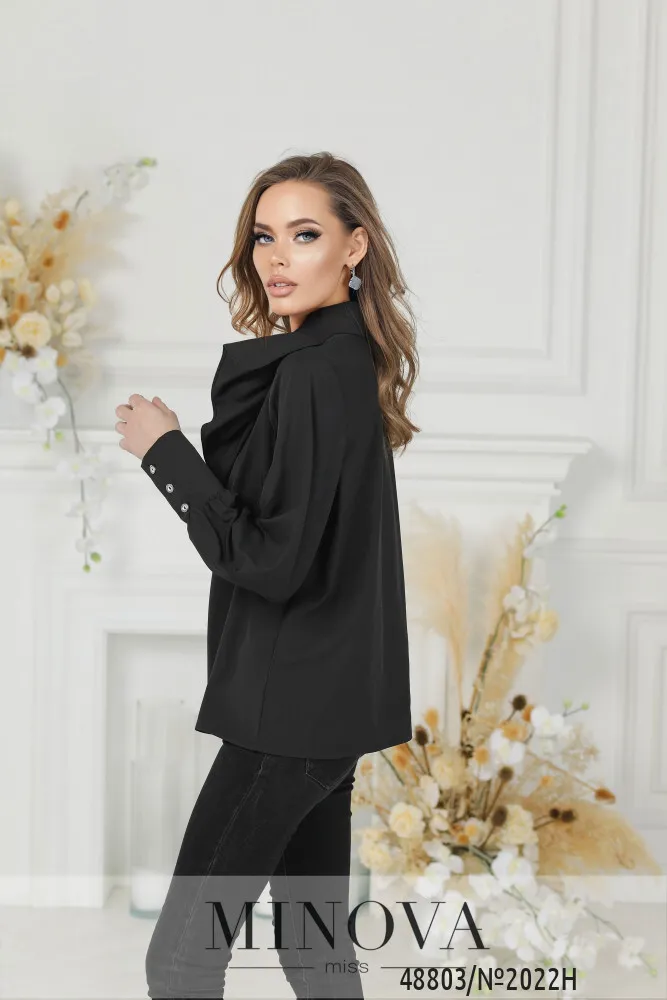Блуза 2022Н-черный Minova