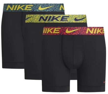 Боксерки теннисные Nike Essential Micro 3P - blue/bright citrus/evergreen