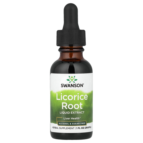 Swanson Vitamins, Жидкий экстракт корня солодки, 29,6 мл (1 жидк. унц.)