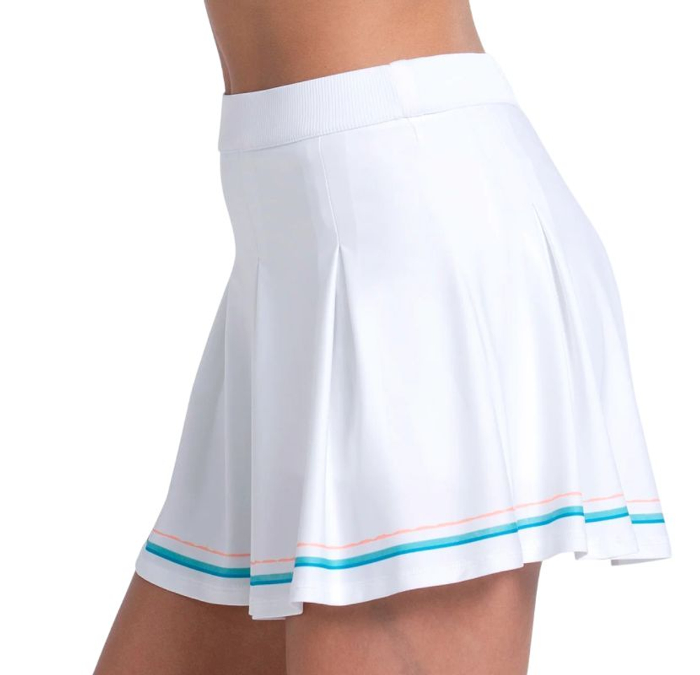 Теннисная юбка Lucky in Love Rising Tide - white