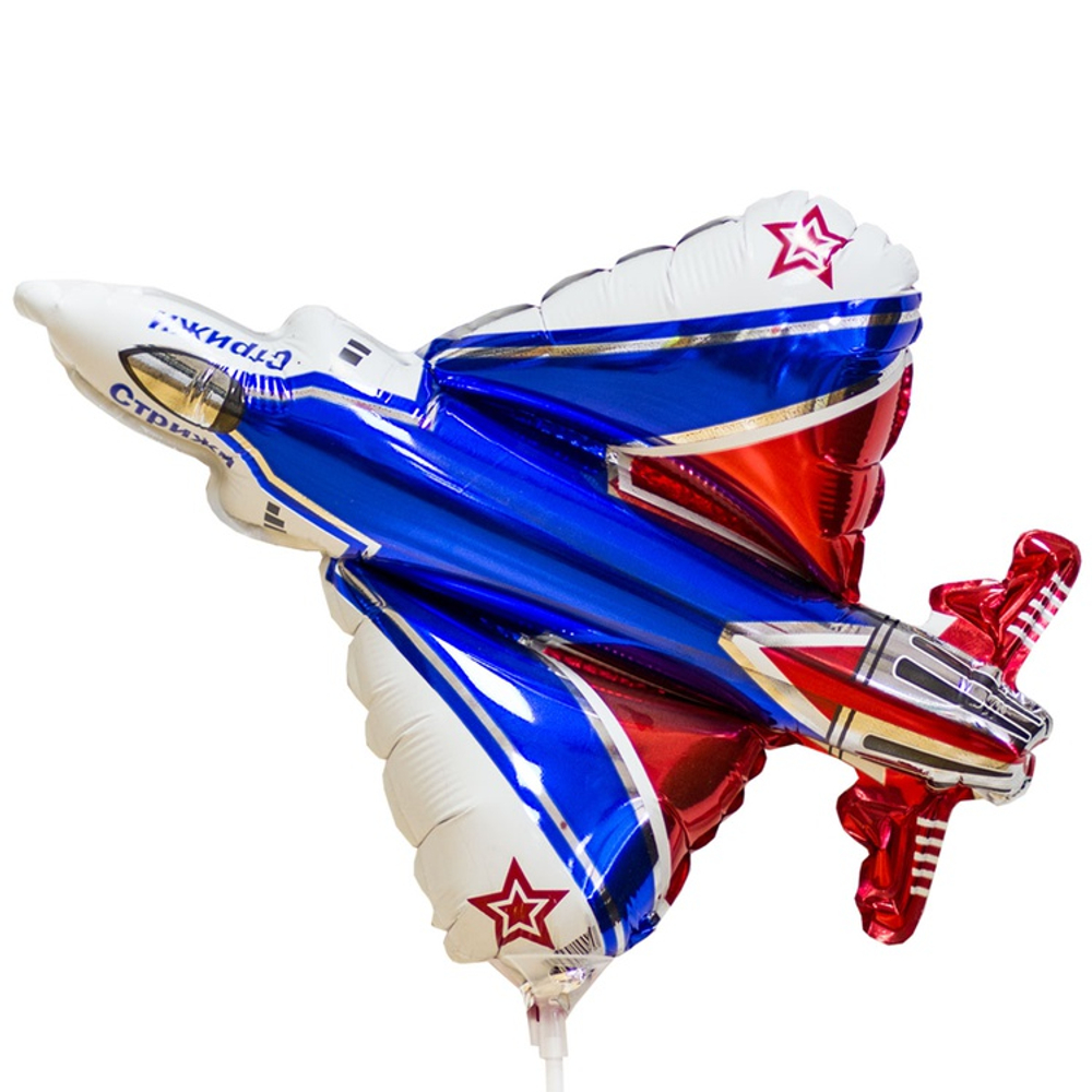 Шар Фольгированный Самолет Стрижи (Ассорти)