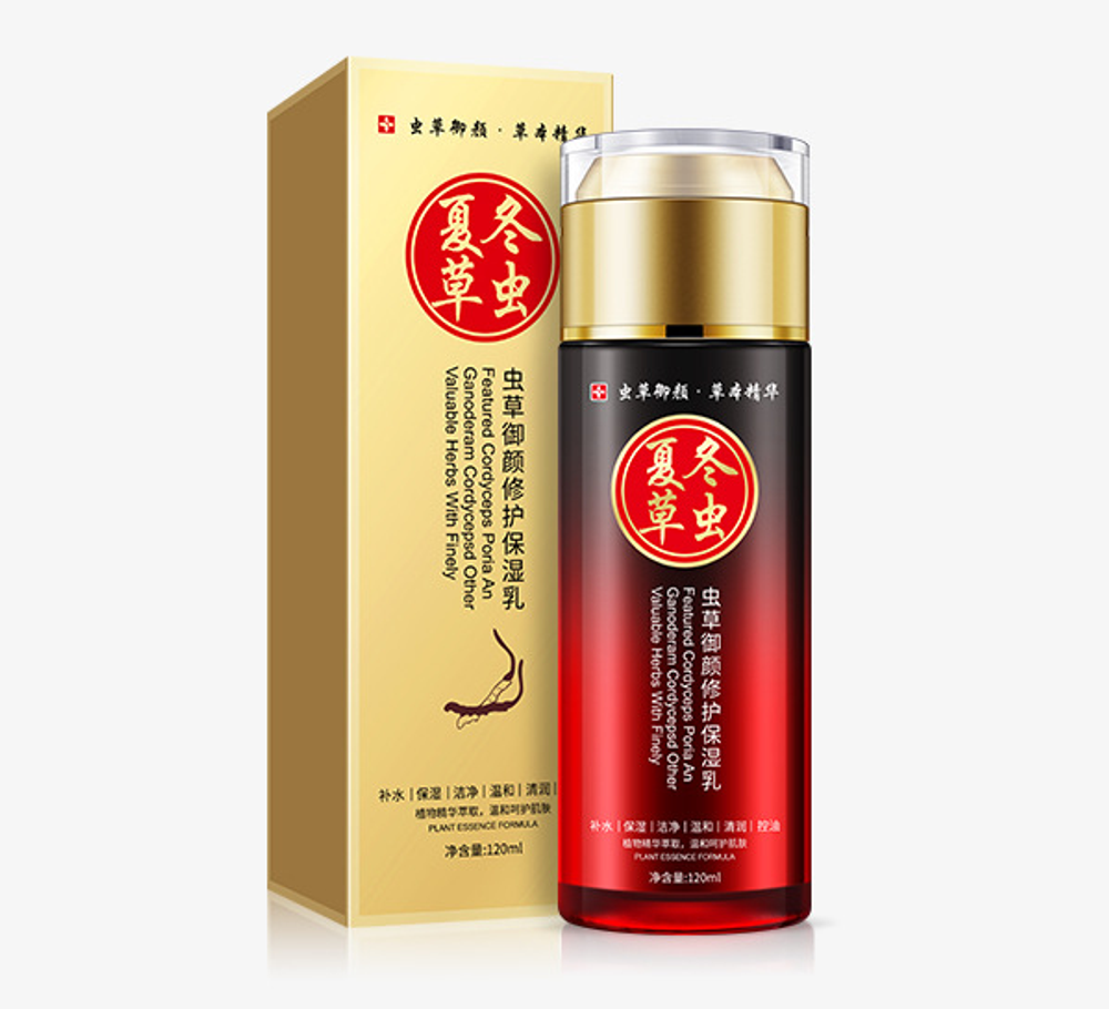 Крем-лосьон Venzen Омолаживающий с Кордицепсом Repair Plant Essence Formula, 120 мл