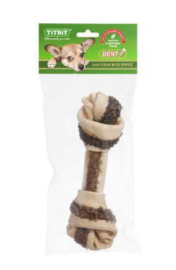 Кость узловая №8 с рубцом говяжьим - мягкая упаковка