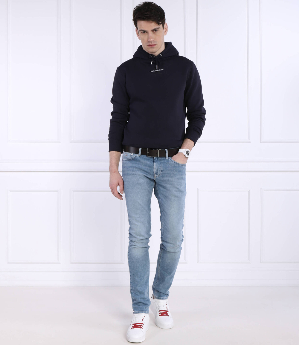 Худи MONOLOGO CALVIN KLEIN JEANS - темно-синий(J30J323749)