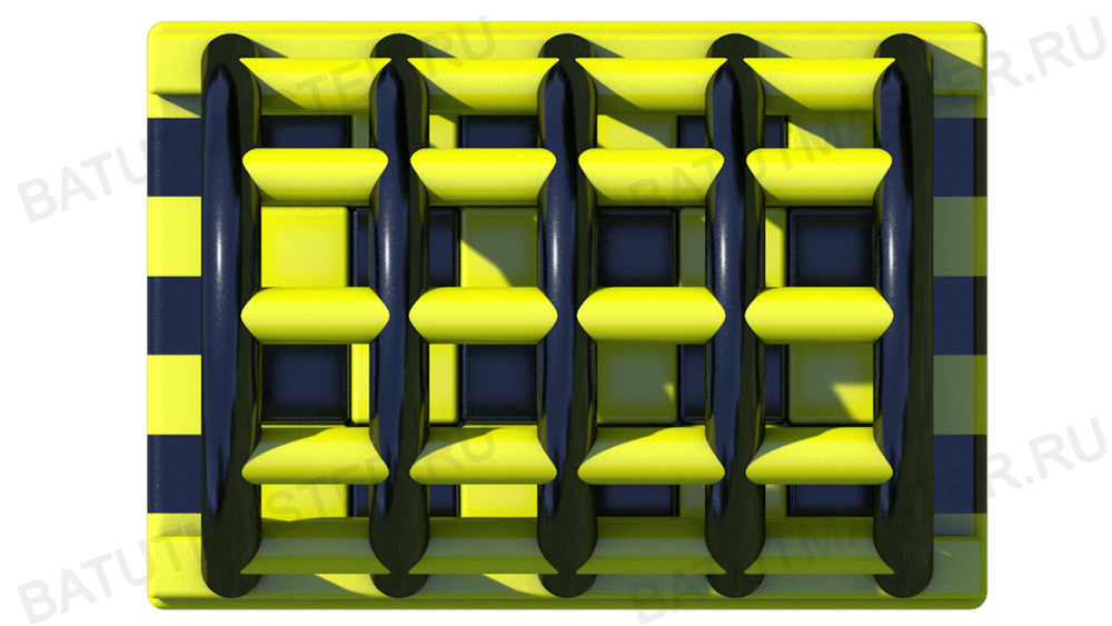 Надувной модуль препятствий «Шашки»