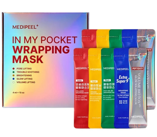 Medi-Peel Набор масок-плёнок - In My Pocket Wrapping Mask 4 мл*10 шт