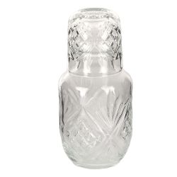 Графин со стаканом, набор 2пр. 570мл/160мл (стекло) (индивидуальная упаковка)