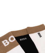 Носки 3 пары QS IconicBlock BOSS BLACK - черный(50515144)