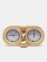 Термометр с гигрометром Банные штучки с песочными часами, 27х13.8х7.5 см 18028