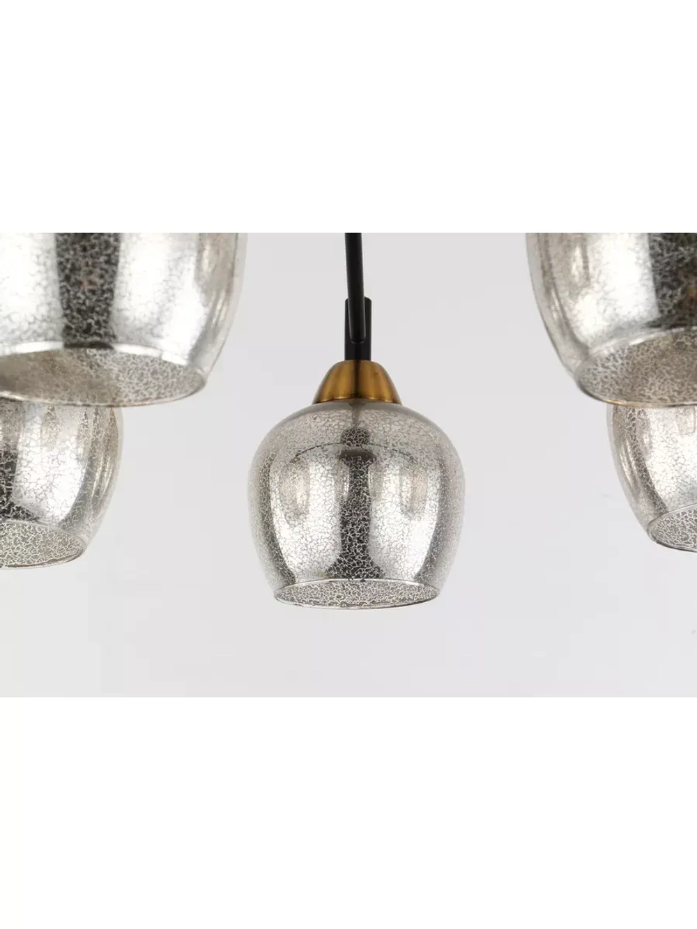 Люстра потолочная BOBO  E27*5*60W черный, бронза