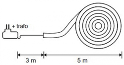 Гирлянда Дюралайт коричневый 100 LED Luca Lighting