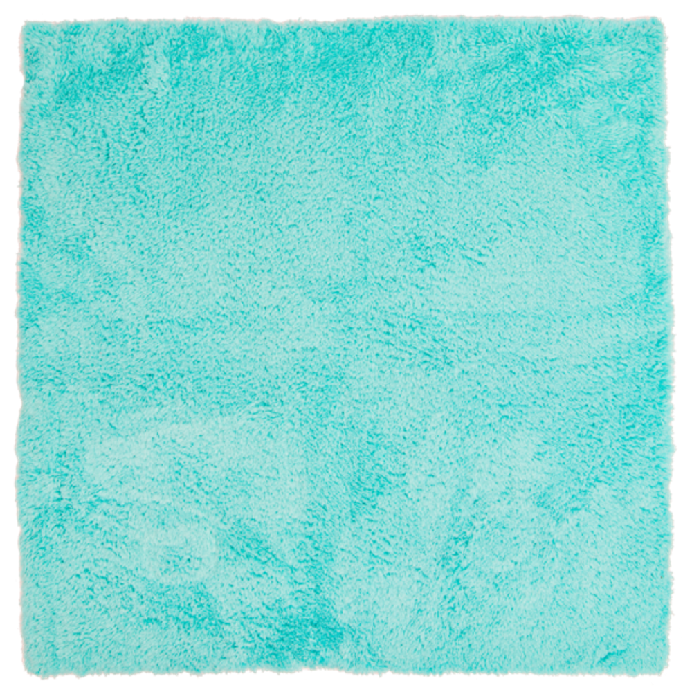 Leraton MF5 Aqua Plush .Плюшевая микрофибра для полировки без краев 40х40 бирюзовая