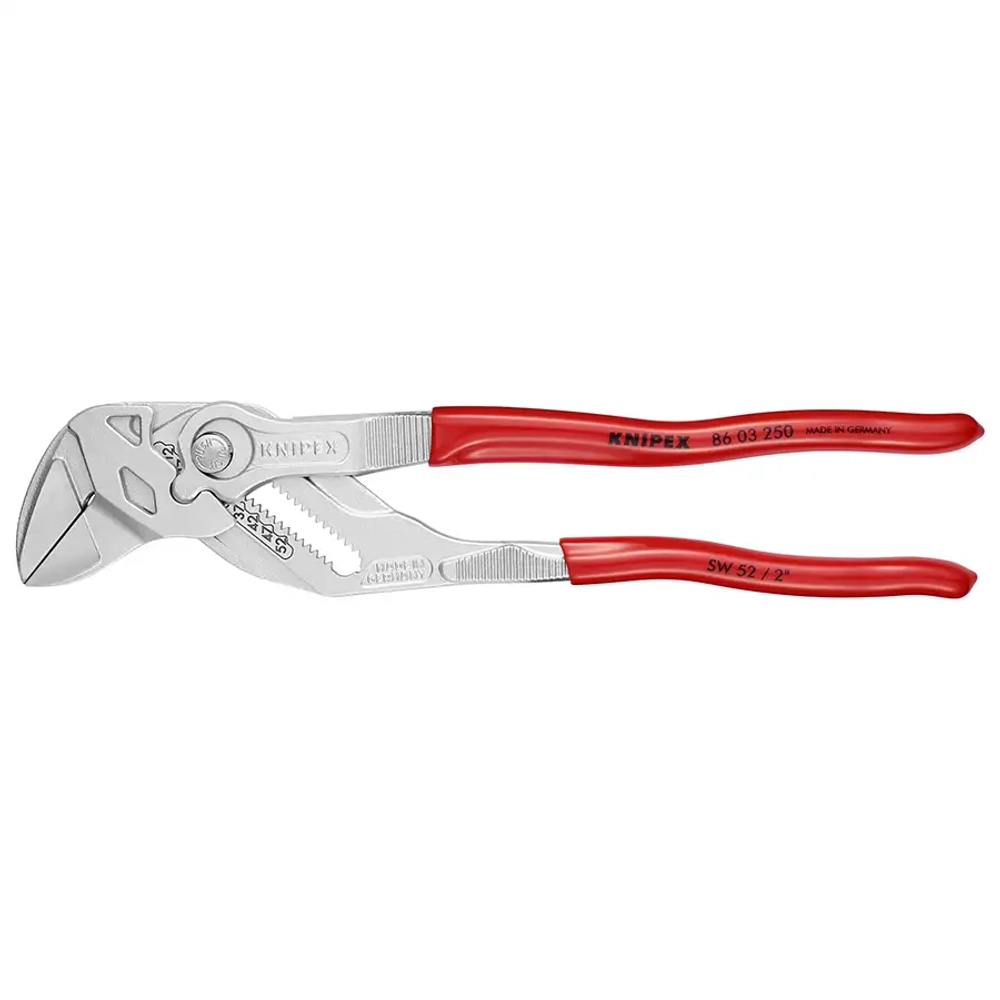 Клещи переставные-гаечный ключ хромированные 250 мм Knipex 86 03 250