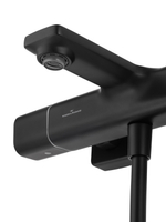 Смеситель для ванны с душем и термостатом WONZON & WOGHAND SOLID, Черный матовый (WW-C2011-A-MB)