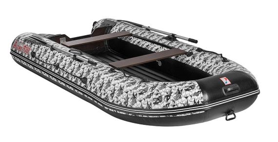 Лодка Тонар Алтай А360 принт Рыбы, надувное дно