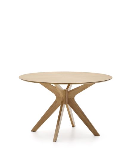 Круглый стол Naanim из дубового шпона Ø 120 см La Forma Испания 