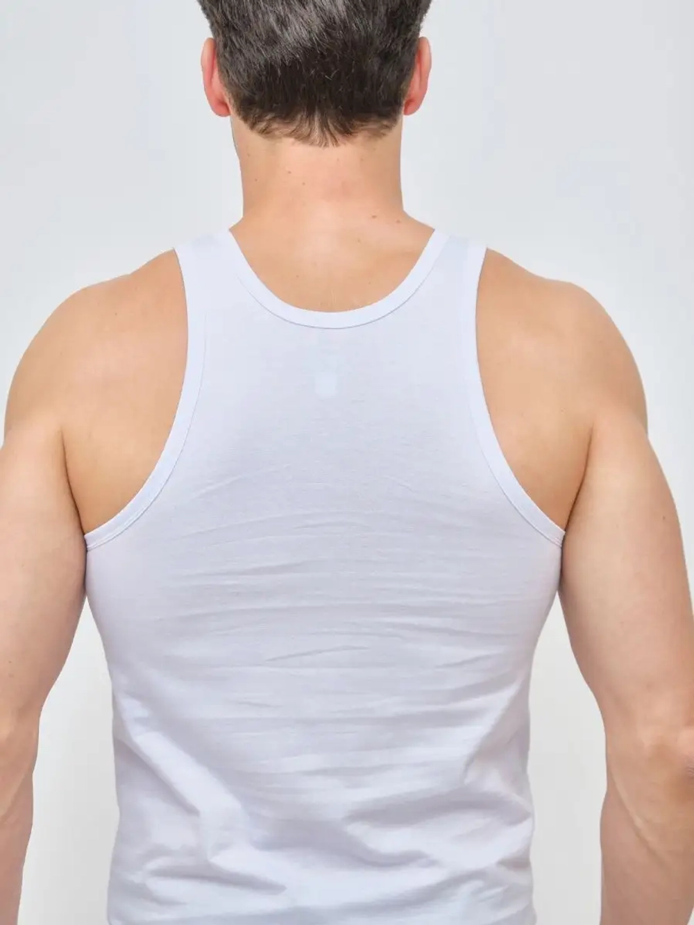 майка бельевая комплект из 2 штук борцовка базовая