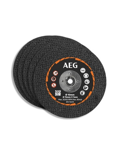 Набор дисков AAKMMMC05 (5 шт, 76х10х1 мм) для отрезной машины BMMS18SBL-0 AEG 4932478588