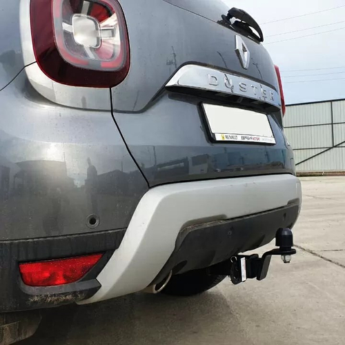 Фаркоп Renault Duster с 2021 г. под квадратное дышло (без электрики) (Уникар)
