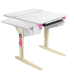 Растущая парта Дэми СУТ 44 с лотком и полками СУТ.32.250 и СУТ.45.310 (1000×715 мм)