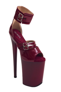 DIANA. Босоножки четверки. Лак - SHDS-017-4-lak-cher-sale39_044