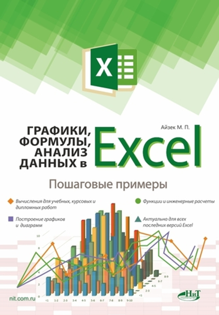 Графики, формулы, анализ данных в Excel. Пошаговые примеры
