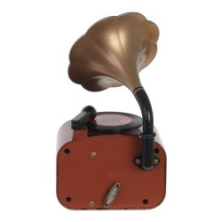 GAEM Изделие декоративное "Граммофон" (музык.), L9,5 W10 H17 см