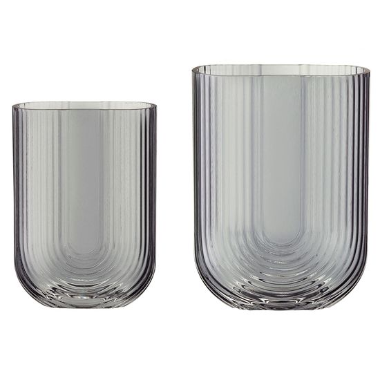 Ваза florenty, 23,5 см, серая