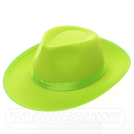 Шляпа карнавальная зелёная #46353