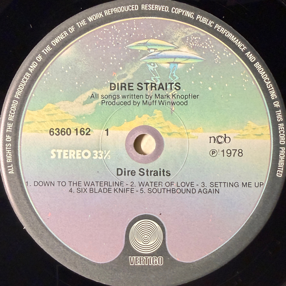 Dire Straits - Dire Straits (Скандинавия 1978г.)