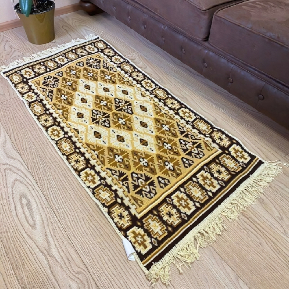 Коврик интерьерный с бахромой VOSTOK 60*90 (двухсторонний)