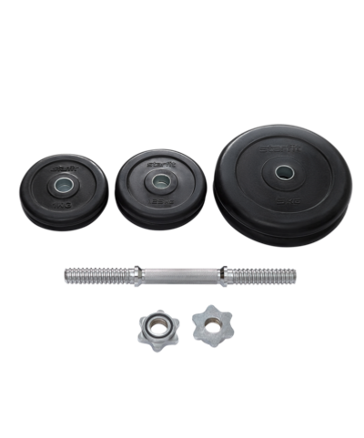 Гантель разборная обрезиненная в коробке DB-716, 16 кг