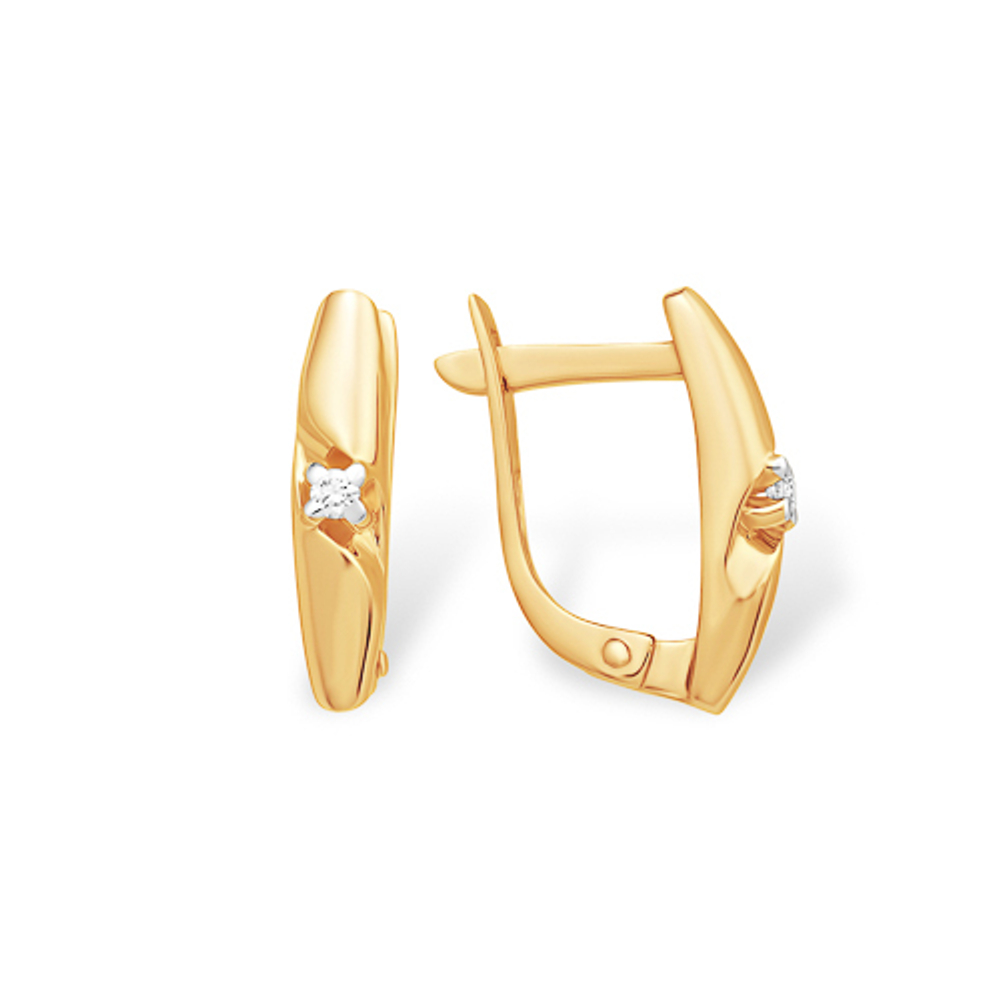 Серьги из золота 585 пробы