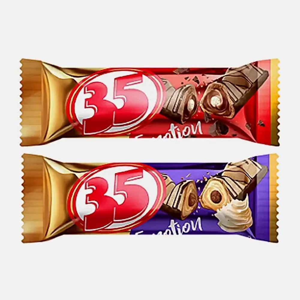 Конфеты 35 с шоколадной/сливочной начинкой