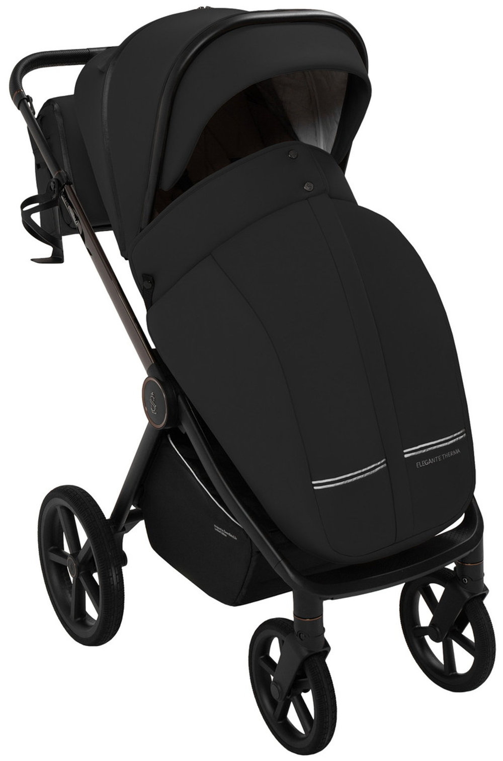 Коляска 3 в 1 Sweet Baby SBL Elegante Therma + автокресло Premier Grey Black