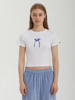 Женская Футболка Ribbon Logo Slim