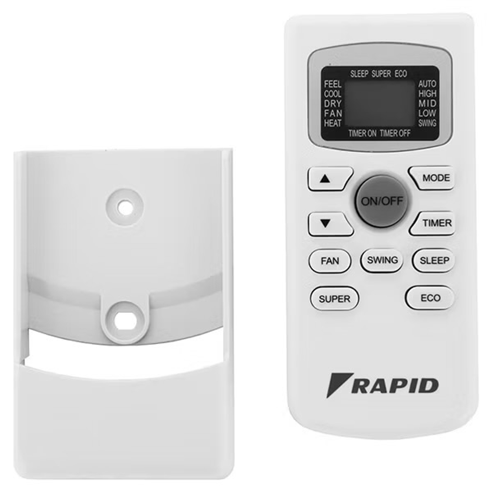 Сплит-система Rapid RAC-07HJ/N1_18Y, 7000 BTU, до 21 м², 2.1 кВт холод/тепло, R410a
