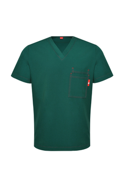 Топ медицинский мужской Гекай, малахит