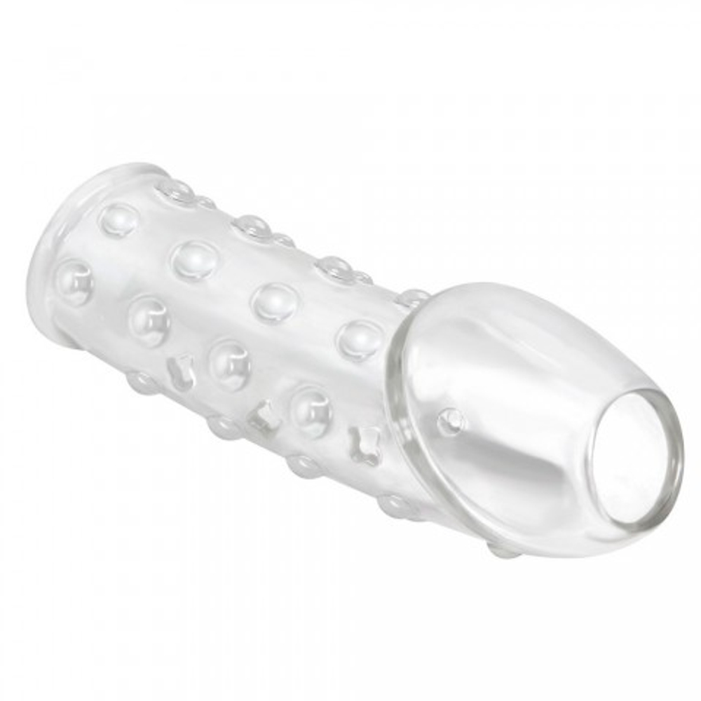 Насадка на пенис с рельефной поверхностью Pretty love, прозрачная