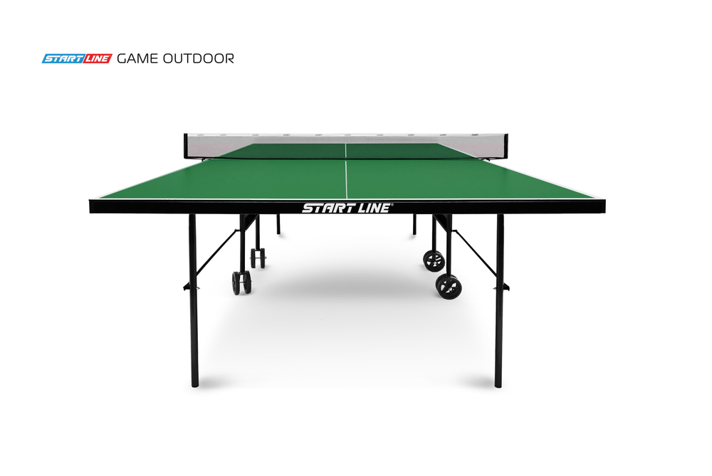 Стол теннисный Game 6 Всепогодный с сеткой Зеленый