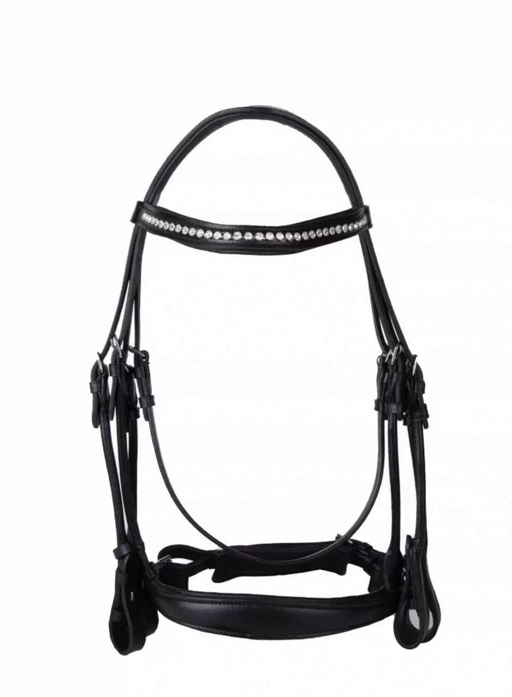 Оголовье мундштучное c дутыми ремнями