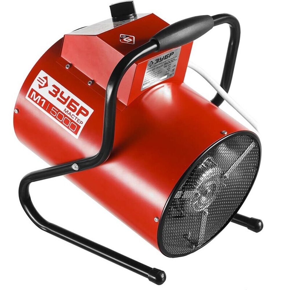 Тепловая пушка электрическая Зубр ЗТП-М1-5000 - [4,5 кВт / 220В]