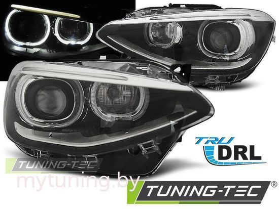 Передние фары tru drl black для BMW 1 F20 F21
