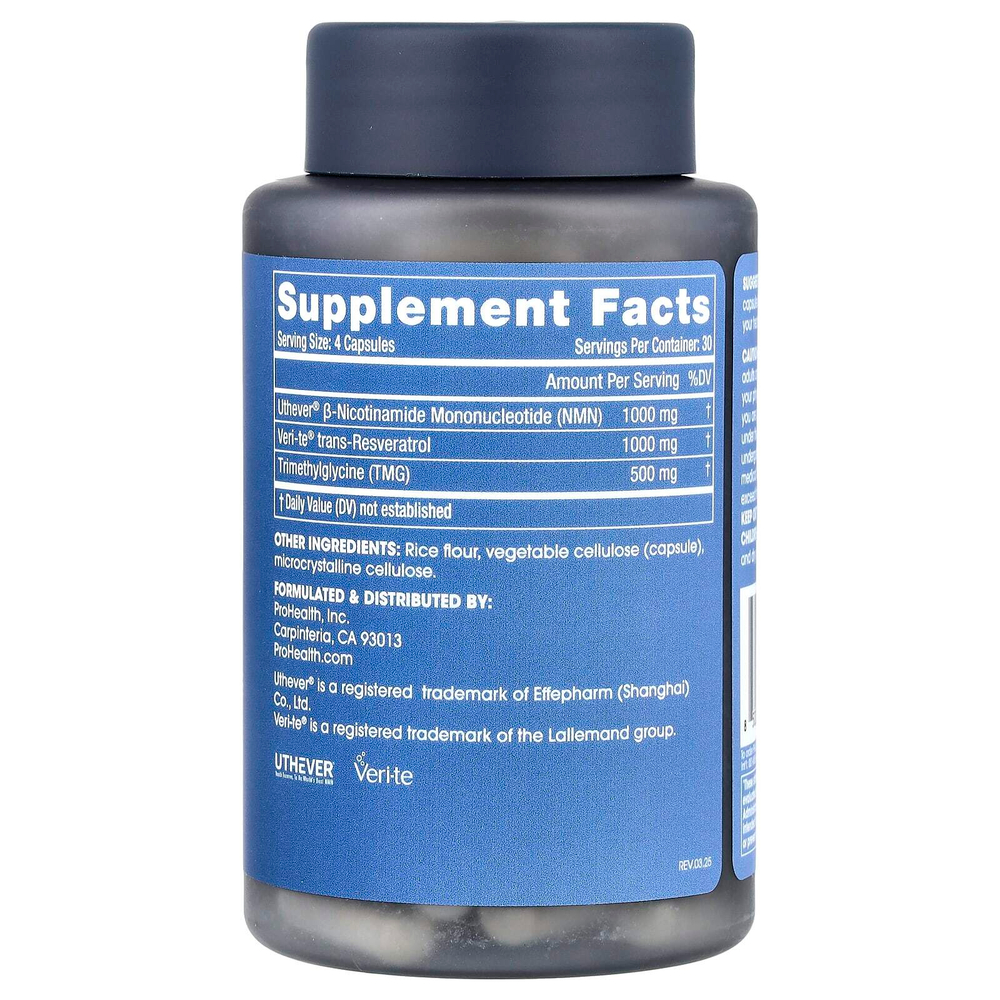 ProHealth Longevity, NMN Pro™, комплекс с NMN, 120 капсул