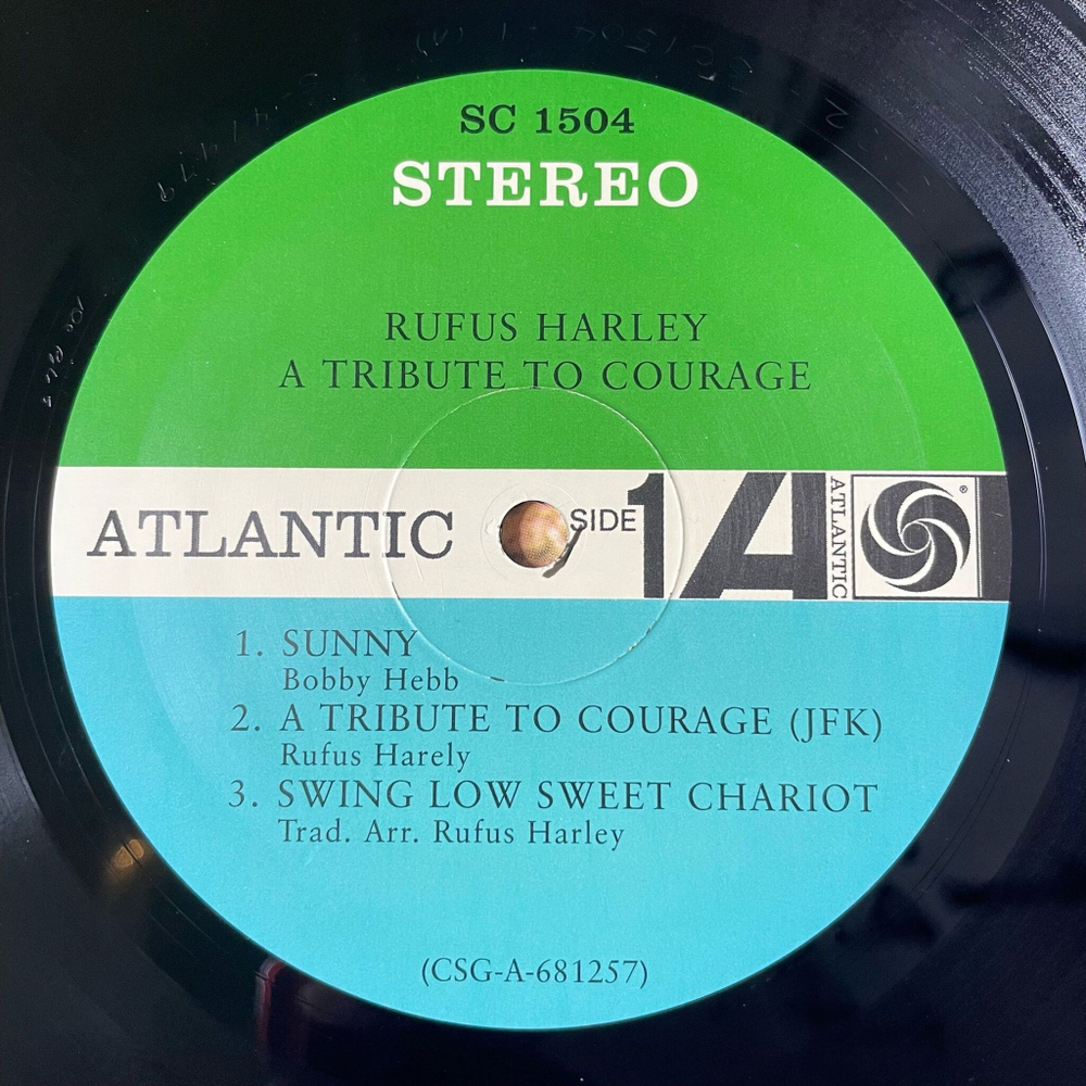 Винтажная виниловая пластинка LP Rufus Harley A Tribute To Courage (USA 2010)