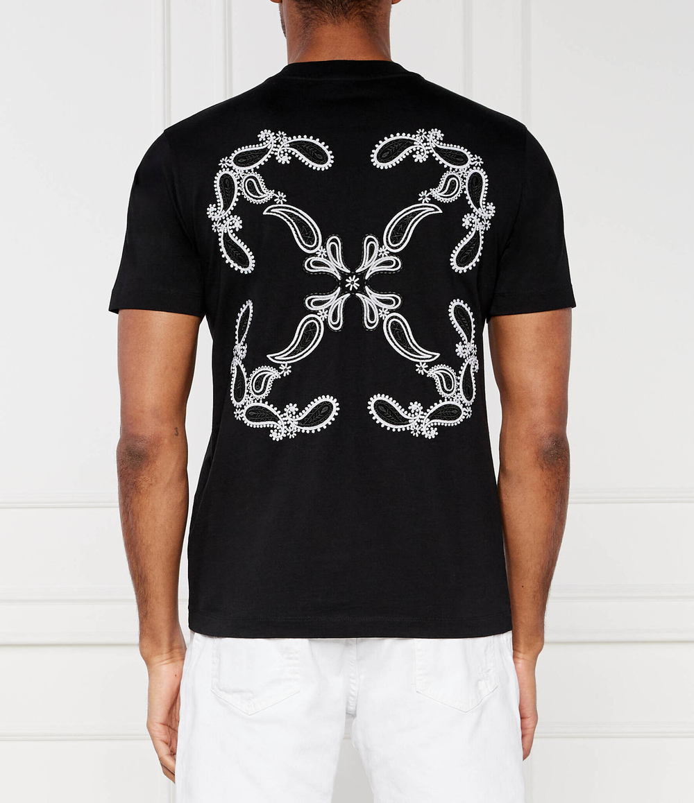 Футболка BANDANA OFF-WHITE - черный(OMAA027S 24JER001)