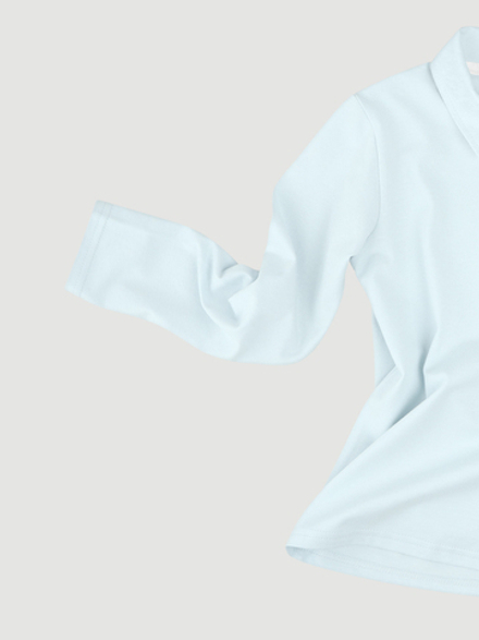 Поло Mjölk Total White Blue