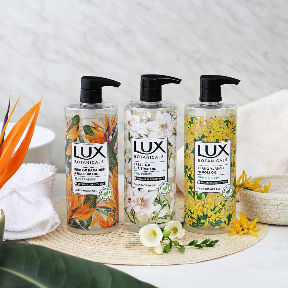 Lux Maxi Ylang Ylang & Aloe Vera - гель для душа с дозатором /   750  ml  / GTIN 8720181110894