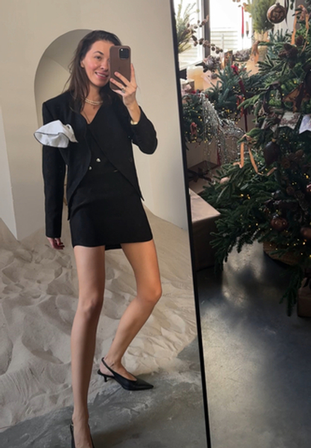 Жакет с ассиметричной застежкой из 100% шелка, подклад купро